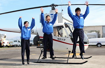 All Helicopter Pilot Course students pass the Commercial Pilot License National Examination