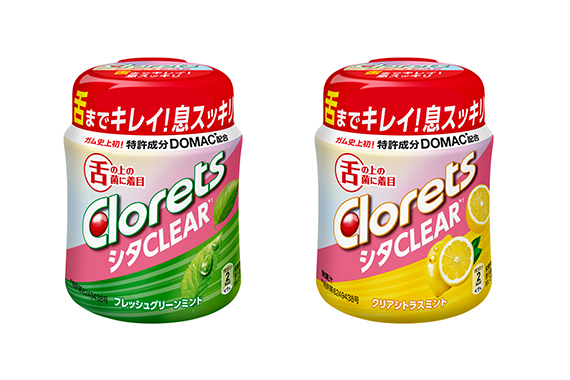 Products that utilize Teikyo University's patents "Chlorets Sita CLEAR" and "UHA Sita Clear Tablet Clear Peach" will be sold nationwide