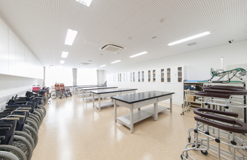 Orthotic processing room
